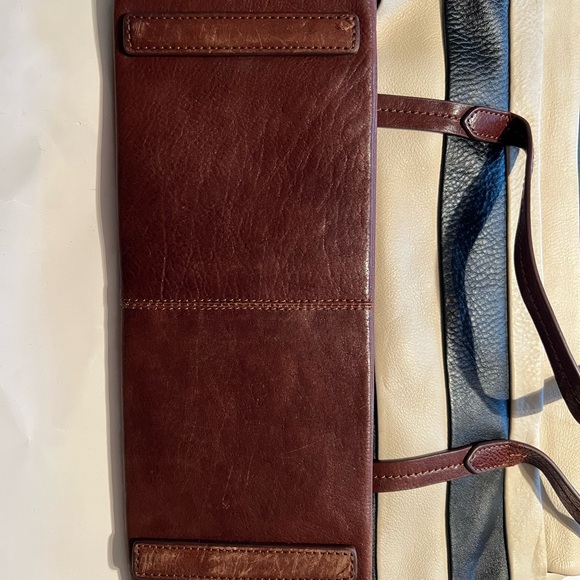 Radley London Leather Bag Black and Ivory Stripe - Picture 4 of 9